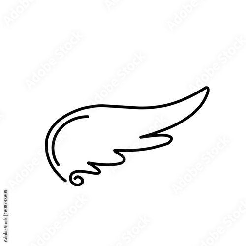Angel wings vector