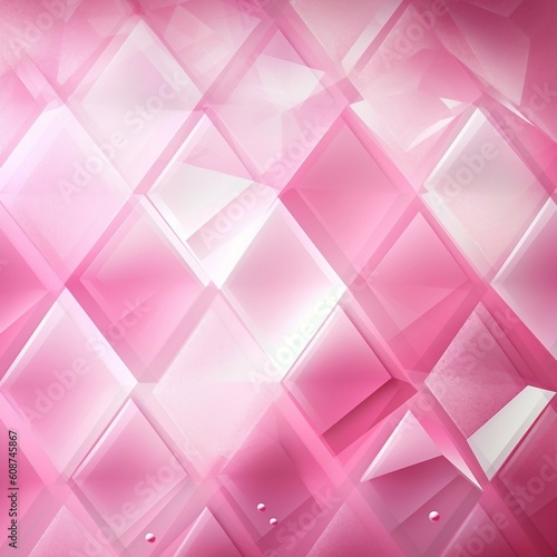 abstract background pink light with triangles photo