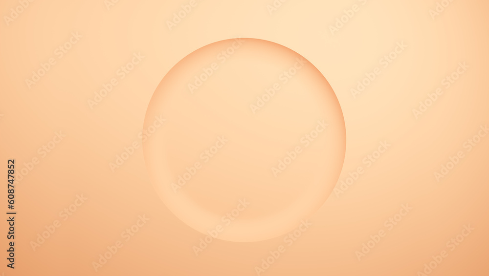 Orange gold emboss circle wall display, geometric backdrop design for logo and text 3D illustration Orange gold emboss circle wall display, geometric backdrop design for logo and text 3D illustration