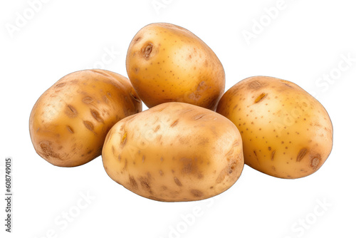 Cut-out Fresh Potato