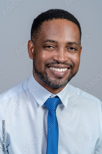 Portrait of a smiling black professional