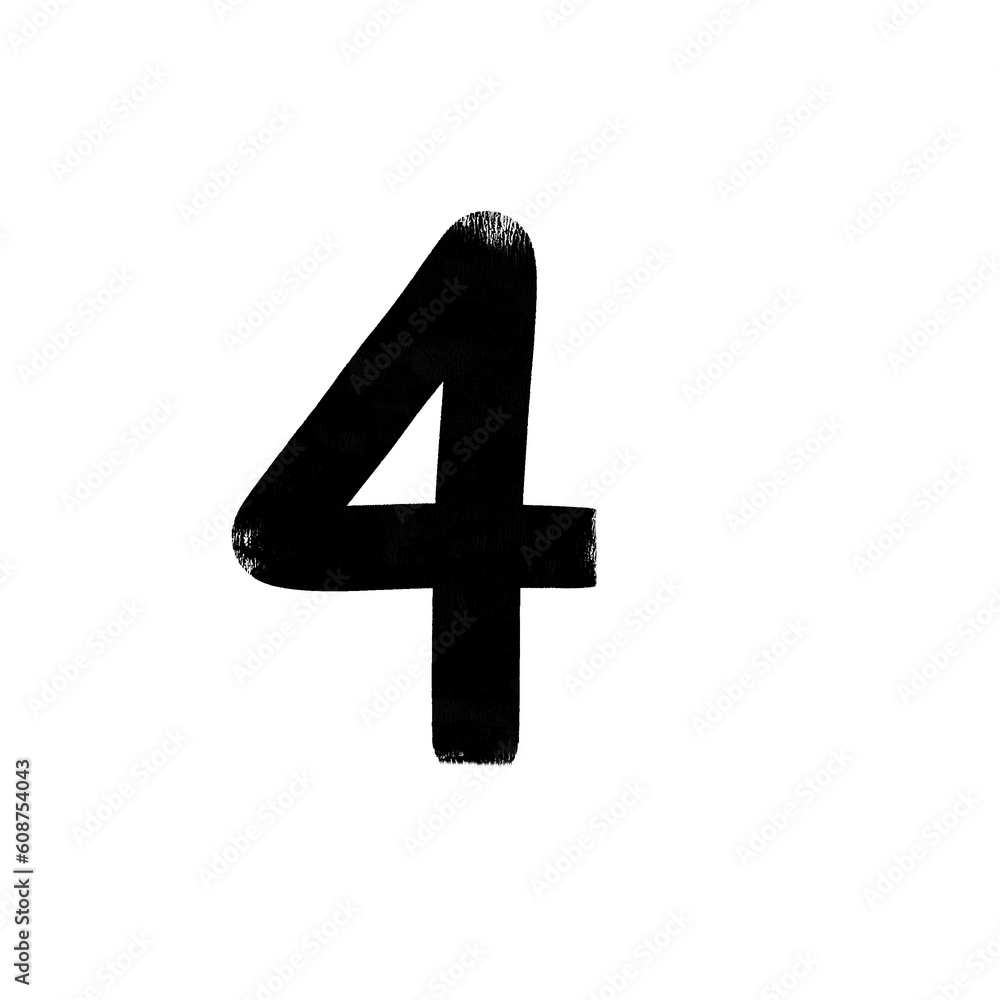 Fototapeta premium Number