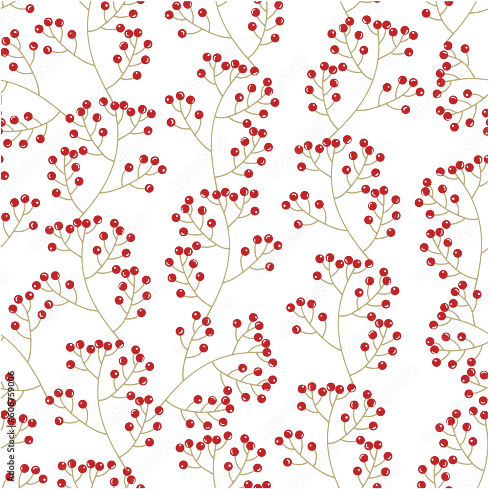 Christmas pattern. Seamless retro background. Ornament for gift wrapping paper, fabric, clothes, textile, surface textures, scrapbook.