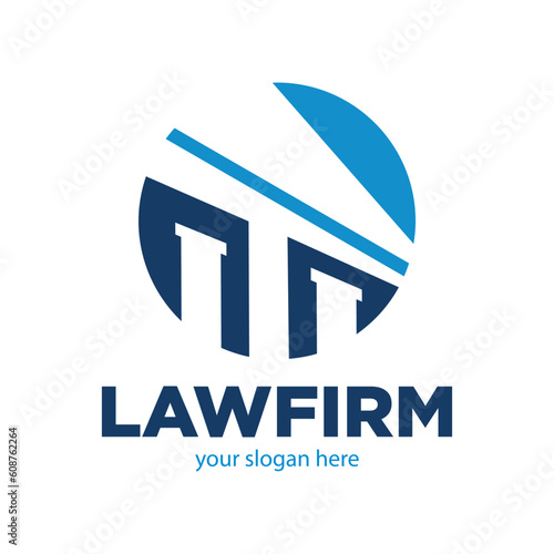 Law Firm Logo Design Illustration