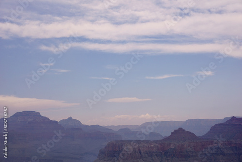 Grand Canyon National Park panoramic cliff landscapes and rock formations Arizona