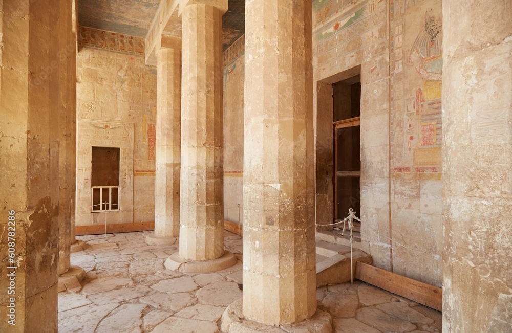 The Stunning Mortuary Temple of Hatshepsut on Luxor's West Bank The Stunning Mortuary Temple of Hatshepsut on Luxor's West Bank