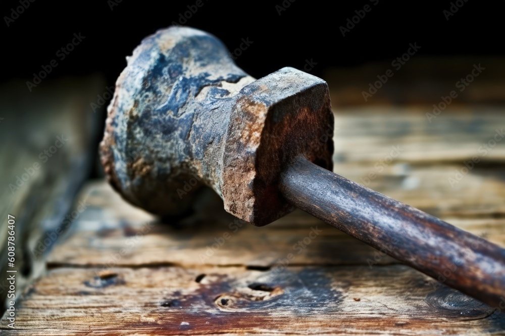 Worn Hammer - Generative AI Worn Hammer - Generative AI