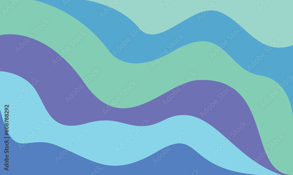 abstract background with waves