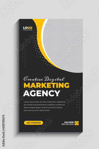 Digital Marketing Agency Facebook and Instagram story template