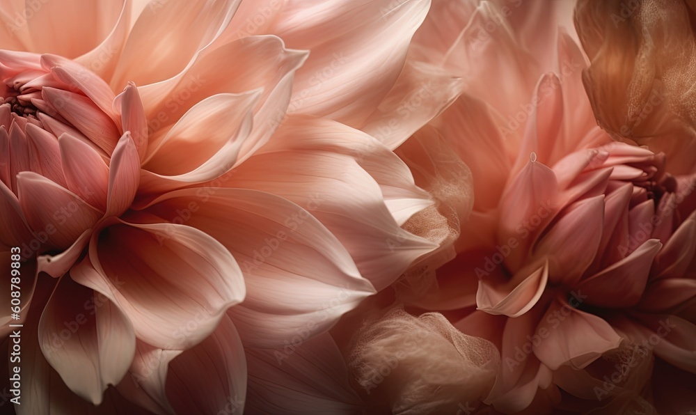 a close up of a bunch of flowers with a blurry background. generative ai a close up of a bunch of flowers with a blurry background. generative ai