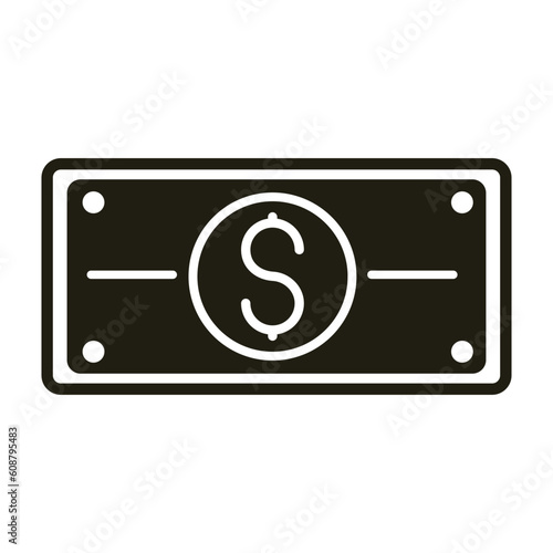 dolar icon vector