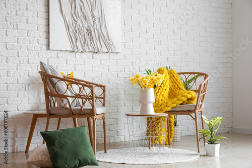 Interior of living room wit...