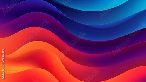 Gradient trendy vector liquid background copy space. Generative AI