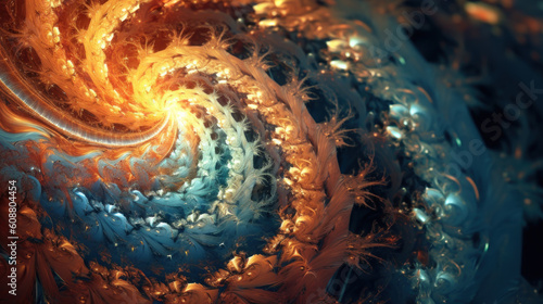 Unveiling the Prinziep: Exploring the Fascinating Fractal Approach. Generative AI photo