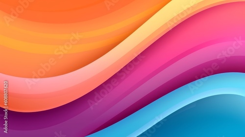 Gradient trendy vector liquid background copy space. Generative AI