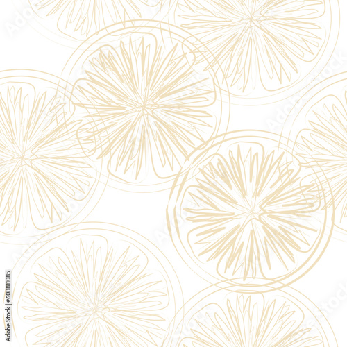 pattern with citrus fruits