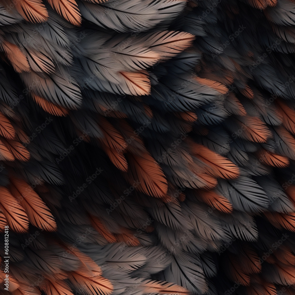 Fototapeta premium background with feathers