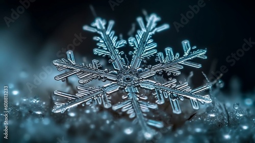 christmas snowflake photo