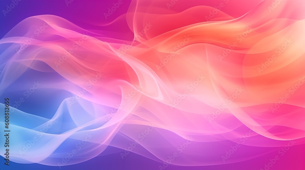 Gradient trendy vector smoke background copy space. Generative AI Gradient trendy vector smoke background copy space. Generative AI