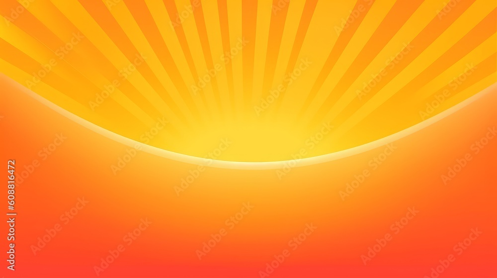 Obraz premium Gradient trendy vector sun background copy space. Generative AI