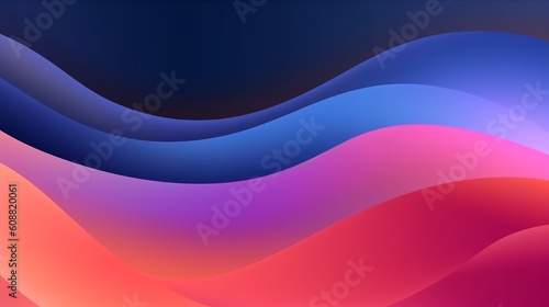 Gradient trendy vector technology background copy space. Generative AI