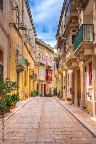 Fototapeta Naklejka Na Ścianę i Meble -  View of Birgu (Vittoriosa) from Valleta, Malta