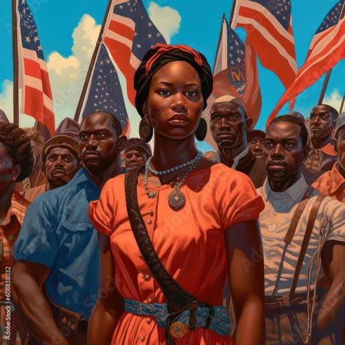  Juneteenth - A day to celebrate the abolition of slavery in the United States. Generative AI
