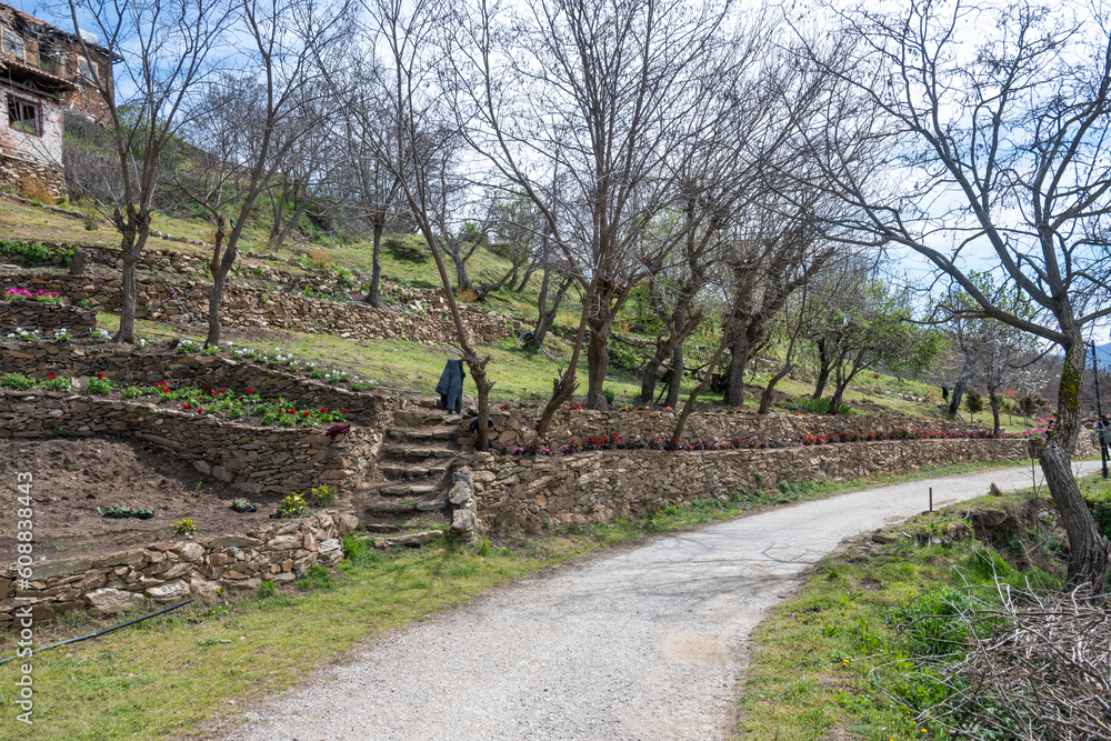 Obraz premium Panorama of Village of Dolene, Bulgaria