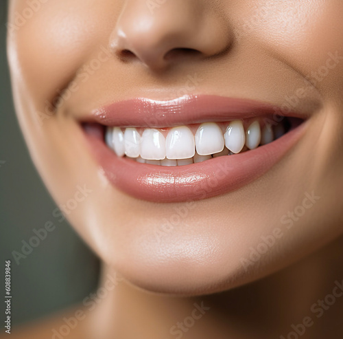 close up of a woman smiling