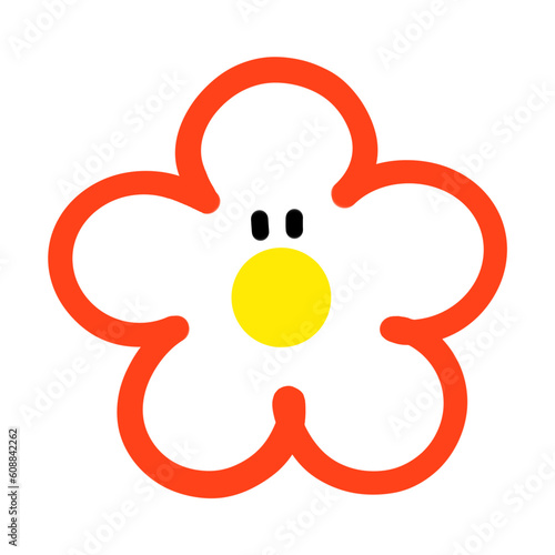 Cute faces in different shapes