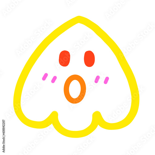 Cute faces in different shapes