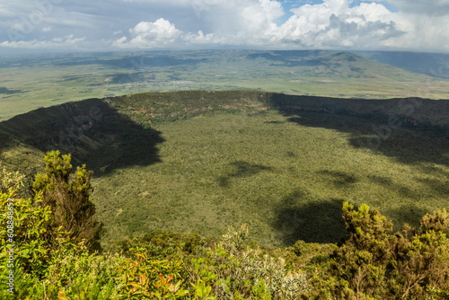 Crater of Longonot volcano, Kenya photo