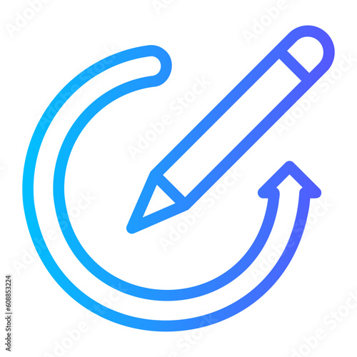 revision gradient icon