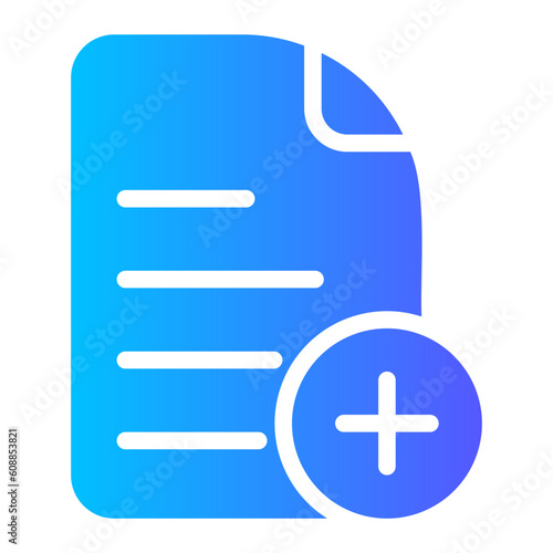 document gradient icon
