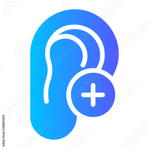 ear gradient icon