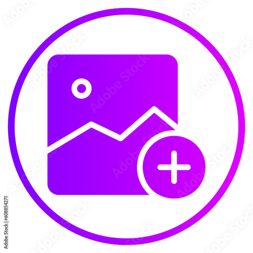 add image gradient icon