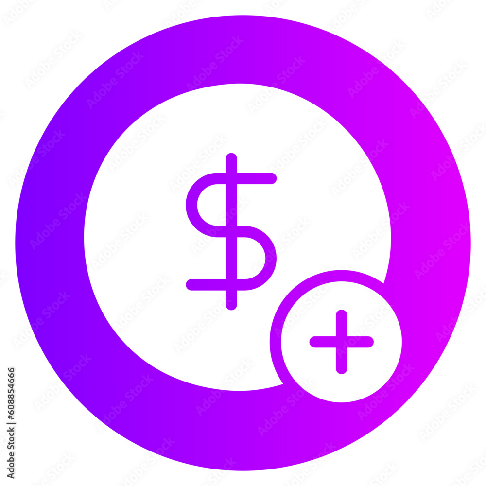 money gradient icon money gradient icon