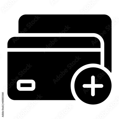 credit card glyph icon