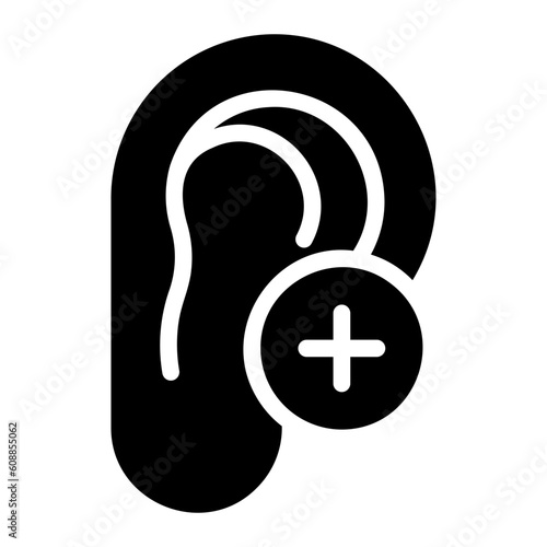 ear glyph icon