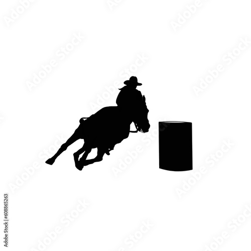 Barrel Racer SVG