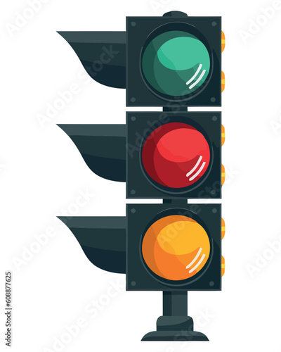 Yellow stop sign controls traffic at crosswalk