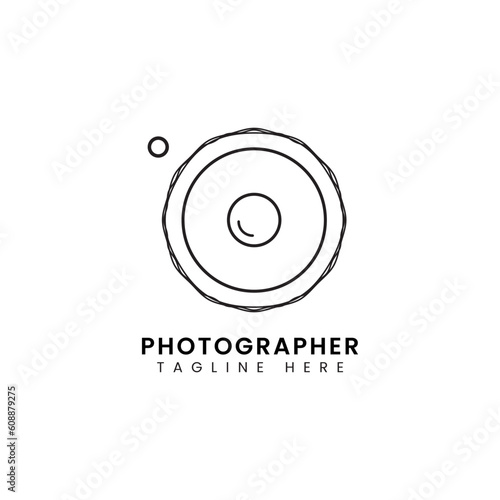 Photography logos. Vector photography logo, suitable for photo studio logos, photo business or vloger logos.
