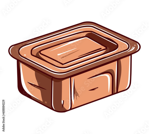 Food plastic container package