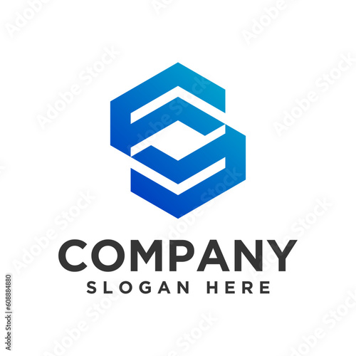 modern letter s logo icon and vector