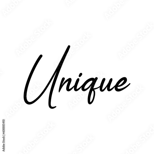 unique black letters quote