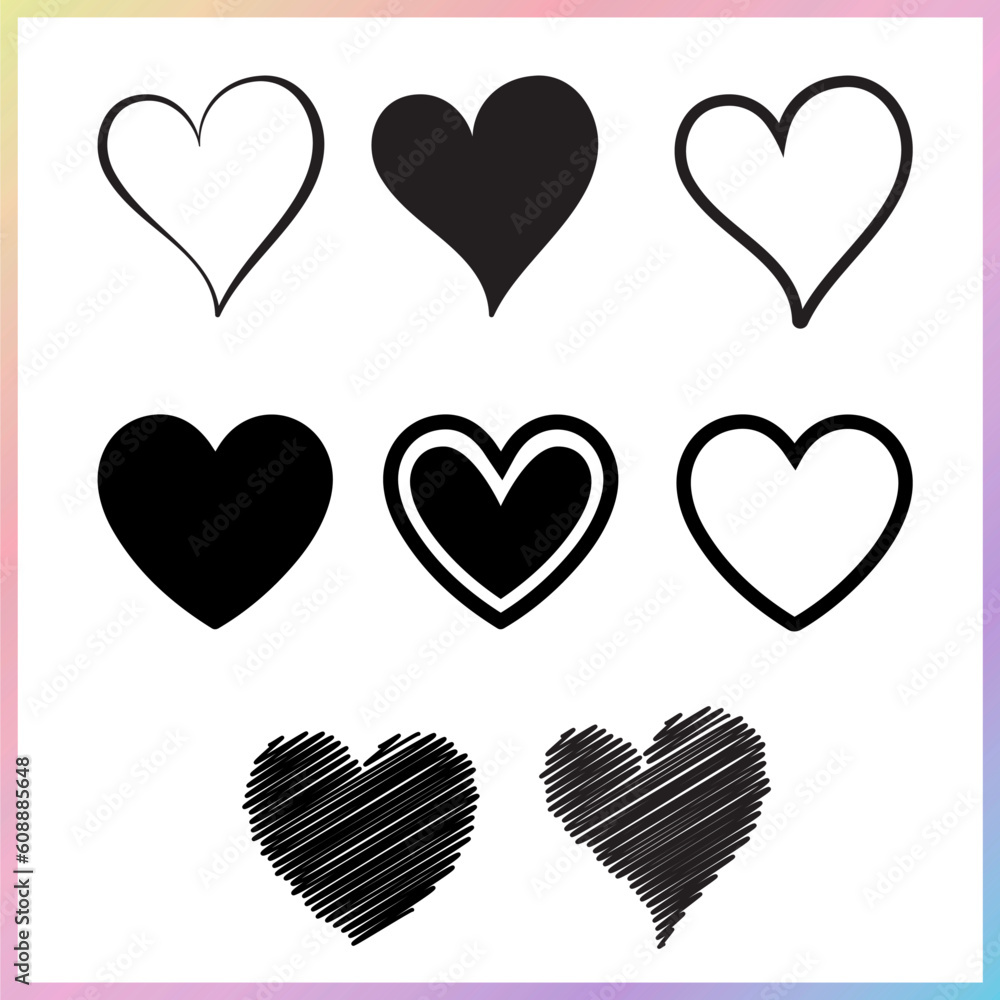 Heart Love Variation Artwork Heart Love Variation Artwork