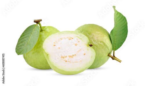 guava fruit isolated on transparent png photo