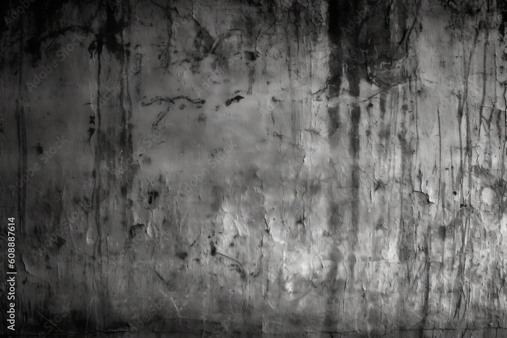 textured, grungy wall in black and white Generative AI textured, grungy wall in black and white Generative AI