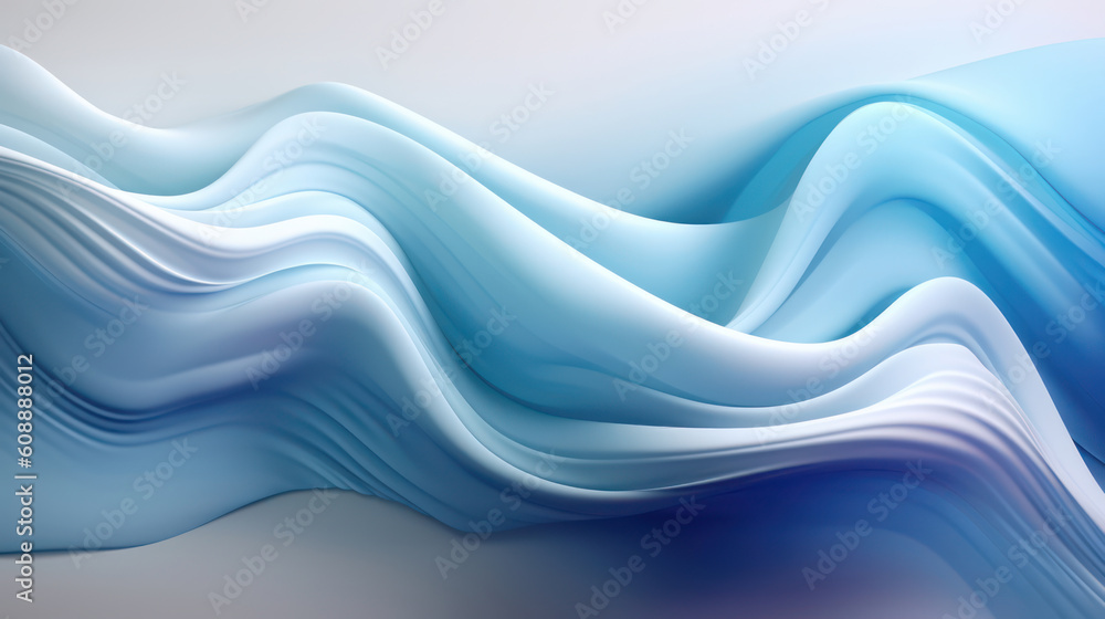 Abstract light blue silk wave wallpaper. Abstract light blue silk wave wallpaper.