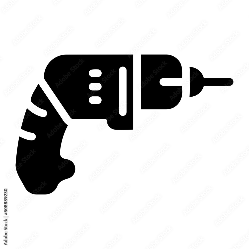drilling machine Solid icon drilling machine Solid icon